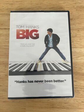 Big 1988 DVD Comedy Movie Tom Hanks Elizabeth Perkins New Sealed